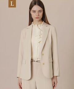 MACKINTOSH LONDON(L Size) / マッキントッシュ ロンドン (エル サイズ) ノーカラージャケット | 【L】ポリエステルバックサテンジャケット