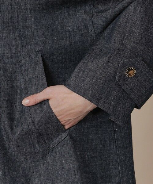 MACKINTOSH LONDON(L Size) / マッキントッシュ ロンドン (エル サイズ) その他アウター | 【L】【婦人画報掲載】【ROSLEY/ロズリー】リアクティブデニムステンカラーショートコート | 詳細5