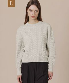 MACKINTOSH LONDON(L Size) / マッキントッシュ ロンドン (エル サイズ) ニット・セーター | 【L】ケーブルニットプルオーバー