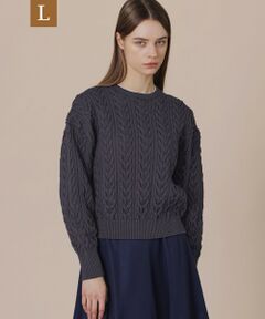 MACKINTOSH LONDON(L Size) / マッキントッシュ ロンドン (エル サイズ) ニット・セーター | 【L】ケーブルニットプルオーバー