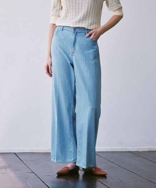 MACKINTOSH LONDON(L Size) / マッキントッシュ ロンドン (エル サイズ) その他パンツ | 【L】コットンリネンデニムワイドパンツ | 詳細1