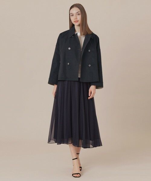 MACKINTOSH LONDON(L Size) / マッキントッシュ ロンドン (エル サイズ) その他アウター | 【L】【FYVIE/フィビー】バイカラータフタダブルブレストコート | 詳細1