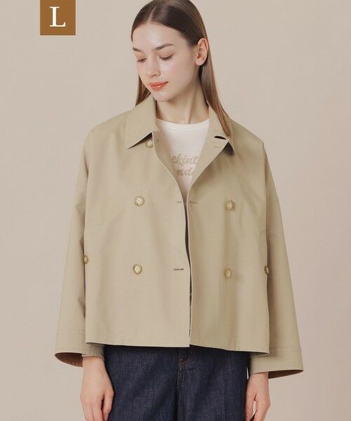 MACKINTOSH LONDON(L Size)/マッキントッシュ ロンドン (エル サイズ) 【L】【FYVIE/フィビー】バイカラータフタダブルブレストコート ベージュ 44 MACKINTOSH LONDON(L Size)/マッキントッシュ ロンドン (エル サイズ) 【L】【FYVIE/フィビー】バイカラータフタダブルブレストコート ベージュ 44