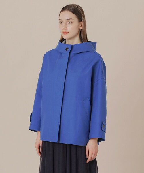 MACKINTOSH LONDON(L Size) / マッキントッシュ ロンドン (エル サイズ) その他アウター | 【L】【婦人画報掲載】【ROSLEY/ロズリー】コットンチェックダブルクロスフーデットコート | 詳細4