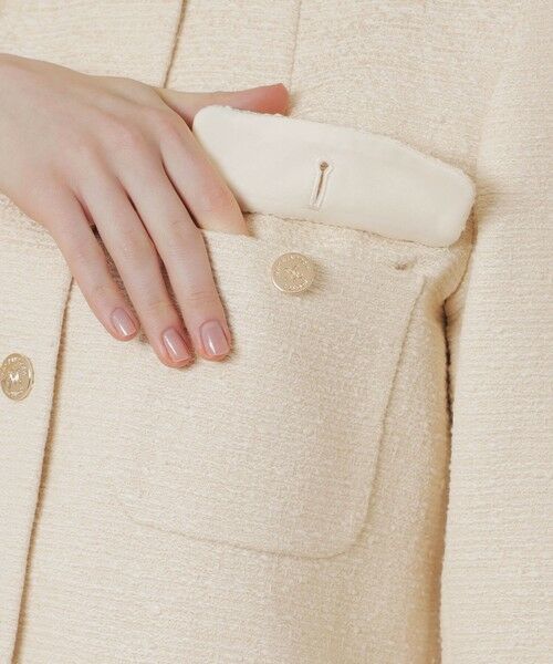 MACKINTOSH LONDON(L Size) / マッキントッシュ ロンドン (エル サイズ) ノーカラージャケット | 【L】コットンツイードジャケット | 詳細6