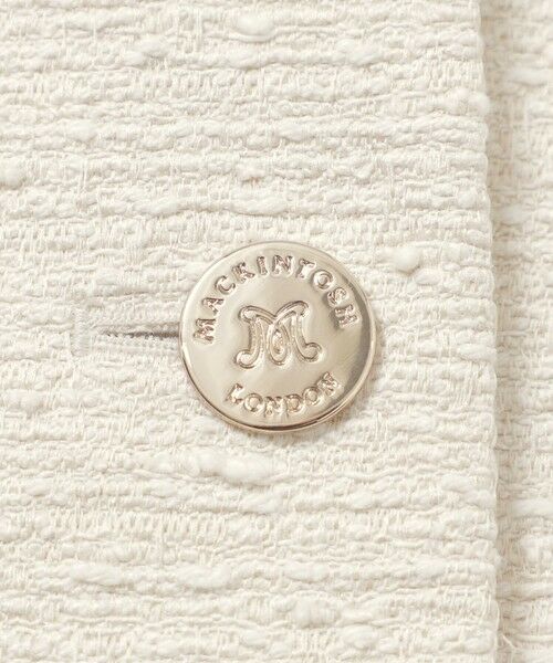 MACKINTOSH LONDON(L Size) / マッキントッシュ ロンドン (エル サイズ) ノーカラージャケット | 【L】コットンツイードジャケット | 詳細9