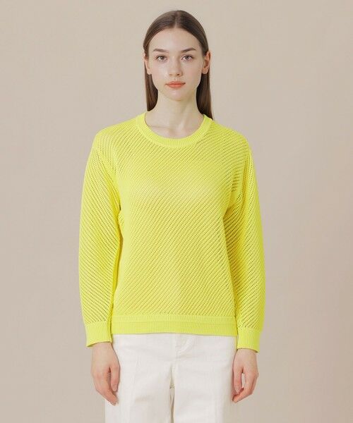 MACKINTOSH LONDON(L Size) / マッキントッシュ ロンドン (エル サイズ) ニット・セーター | 【L】ダイアゴナルメッシュニットプルオーバー | 詳細4