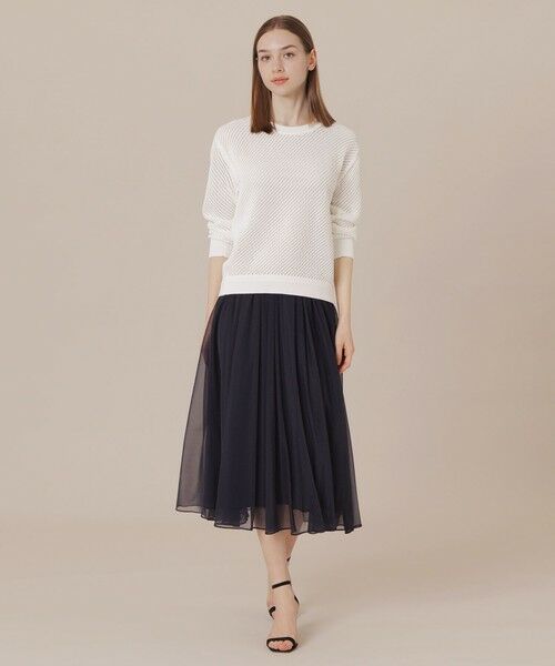 MACKINTOSH LONDON(L Size) / マッキントッシュ ロンドン (エル サイズ) ニット・セーター | 【L】ダイアゴナルメッシュニットプルオーバー | 詳細1