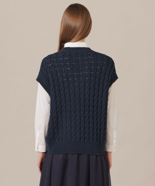 MACKINTOSH LONDON(L Size) / マッキントッシュ ロンドン (エル サイズ) ニット・セーター | 【L】ケーブルニットベスト | 詳細5