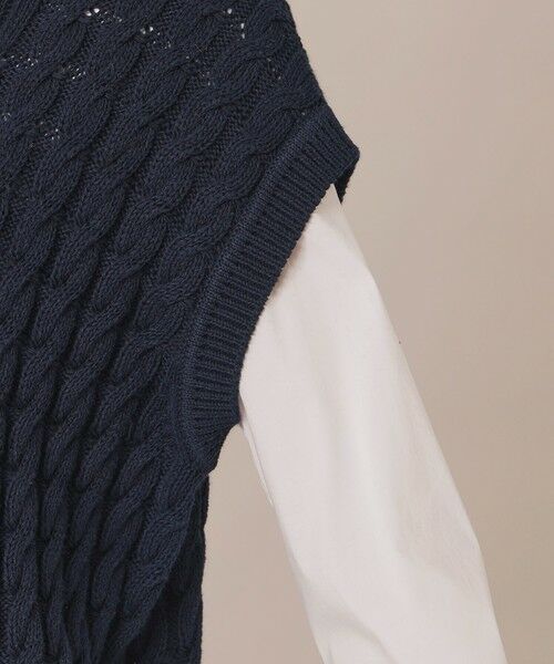 MACKINTOSH LONDON(L Size) / マッキントッシュ ロンドン (エル サイズ) ニット・セーター | 【L】ケーブルニットベスト | 詳細6