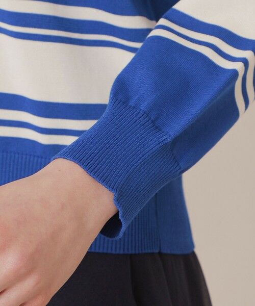 MACKINTOSH LONDON(L Size) / マッキントッシュ ロンドン (エル サイズ) ニット・セーター | 【L】イレギュラーボーダーニットプルオーバー | 詳細6