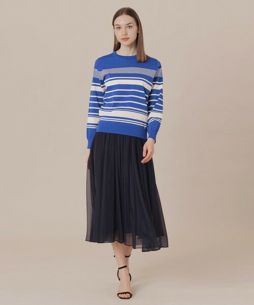 MACKINTOSH LONDON(L Size) / マッキントッシュ ロンドン (エル サイズ) ニット・セーター | 【L】イレギュラーボーダーニットプルオーバー | 詳細2