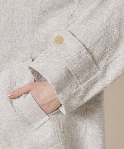 MACKINTOSH LONDON(L Size) / マッキントッシュ ロンドン (エル サイズ) その他アウター | 【L】【婦人画報掲載】【BIBURY FLOWER】【FYVIE/フィビー】バイブリーフラワージャカードショートコート | 詳細7