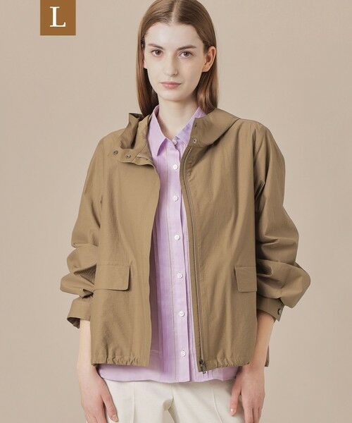 MACKINTOSH LONDON(L Size)/マッキントッシュ ロンドン (エル サイズ) 【L】シルケットタフタブルゾン ブラウン 44 MACKINTOSH LONDON(L Size)/マッキントッシュ ロンドン (エル サイズ) 【L】シルケットタフタブルゾン ブラウン 44