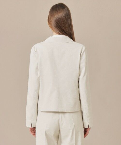 MACKINTOSH LONDON(L Size) / マッキントッシュ ロンドン (エル サイズ) ノーカラージャケット | 【L】コットンリネンブレンドオックスジャケット | 詳細5