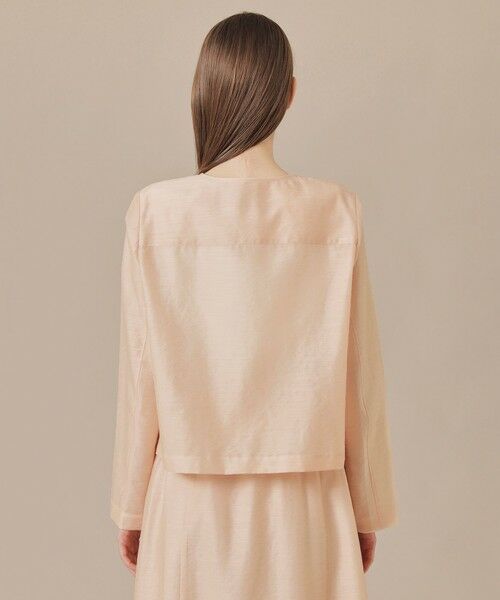 MACKINTOSH LONDON(L Size) / マッキントッシュ ロンドン (エル サイズ) ノーカラージャケット | 【L】シャイニーシアーノーカラージャケット | 詳細5