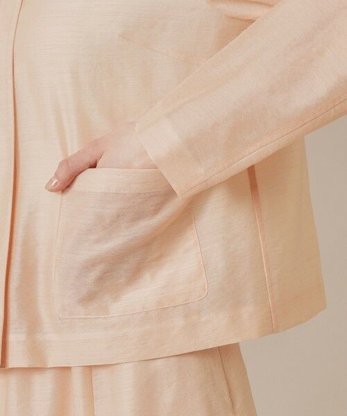 MACKINTOSH LONDON(L Size) / マッキントッシュ ロンドン (エル サイズ) ノーカラージャケット | 【L】シャイニーシアーノーカラージャケット | 詳細6