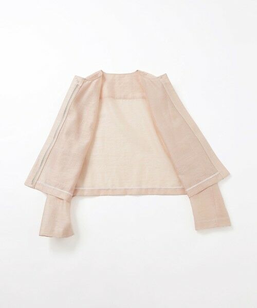 MACKINTOSH LONDON(L Size) / マッキントッシュ ロンドン (エル サイズ) ノーカラージャケット | 【L】シャイニーシアーノーカラージャケット | 詳細8