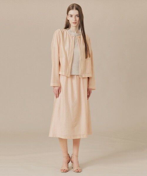 MACKINTOSH LONDON(L Size) / マッキントッシュ ロンドン (エル サイズ) ノーカラージャケット | 【L】シャイニーシアーノーカラージャケット | 詳細1