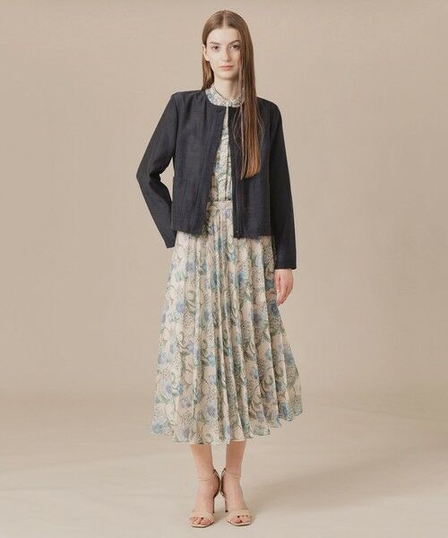 MACKINTOSH LONDON(L Size) / マッキントッシュ ロンドン (エル サイズ) ノーカラージャケット | 【L】シャイニーシアーノーカラージャケット | 詳細2