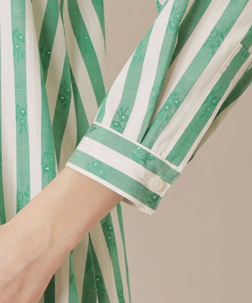 MACKINTOSH LONDON(L Size) / マッキントッシュ ロンドン (エル サイズ) ロング・マキシ丈ワンピース | 【L】【婦人画報掲載】ストライプフラワージャカードワンピース | 詳細6