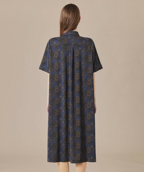 MACKINTOSH LONDON(L Size) / マッキントッシュ ロンドン (エル サイズ) ロング・マキシ丈ワンピース | 【L】【婦人画報掲載】【BIBURY FLOWER】トーナルバイブリーフラワージャージワンピース | 詳細7