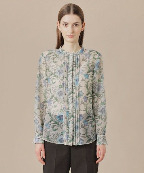 MACKINTOSH LONDON(L Size) / マッキントッシュ ロンドン (エル サイズ) シャツ・ブラウス | 【L】【BIBURY FLOWER】ドローイングカラーバイブリーフラワーブラウス | 詳細3