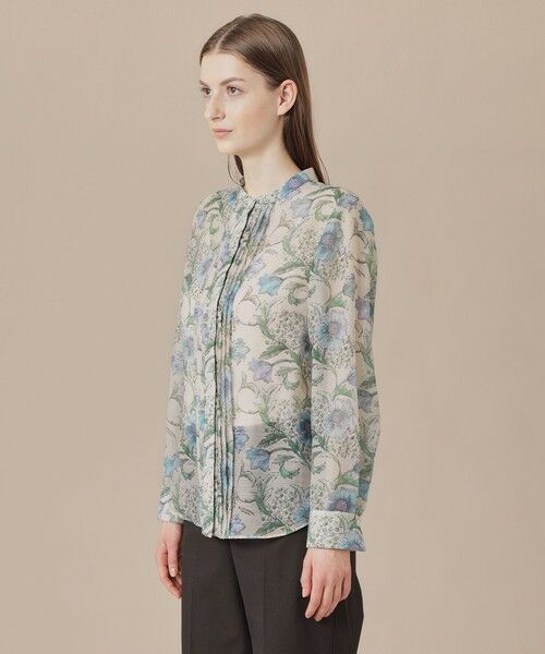 MACKINTOSH LONDON(L Size) / マッキントッシュ ロンドン (エル サイズ) シャツ・ブラウス | 【L】【BIBURY FLOWER】ドローイングカラーバイブリーフラワーブラウス | 詳細4