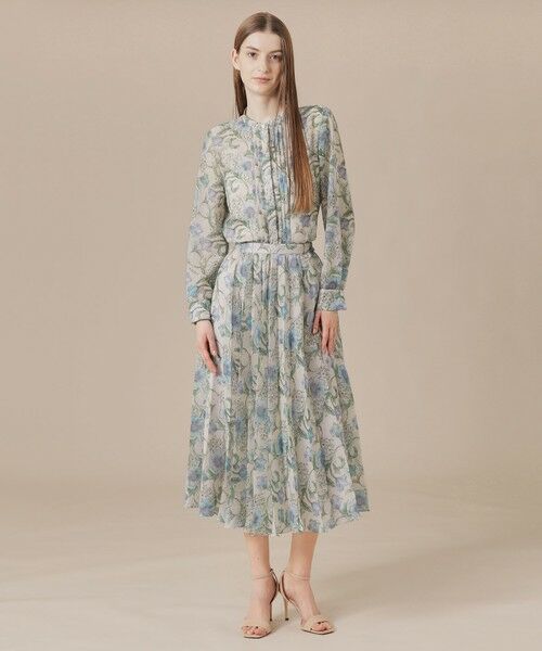 MACKINTOSH LONDON(L Size) / マッキントッシュ ロンドン (エル サイズ) シャツ・ブラウス | 【L】【BIBURY FLOWER】ドローイングカラーバイブリーフラワーブラウス | 詳細2