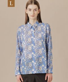 MACKINTOSH LONDON 麻100% 38 エンブロイダリー ブラウス |