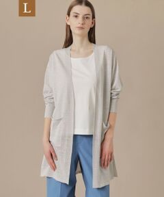 MACKINTOSH LONDON(L Size) / マッキントッシュ ロンドン (エル サイズ) ニット・セーター | 【L】シャイニーリネンニットカーディガン