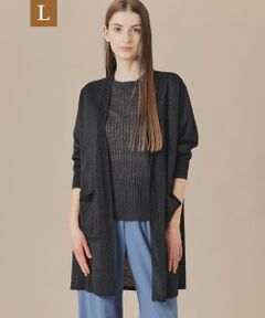 MACKINTOSH LONDON(L Size) / マッキントッシュ ロンドン (エル サイズ) ニット・セーター | 【L】シャイニーリネンニットカーディガン