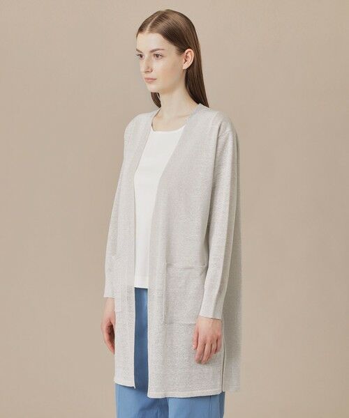 MACKINTOSH LONDON(L Size) / マッキントッシュ ロンドン (エル サイズ) ニット・セーター | 【L】シャイニーリネンニットカーディガン | 詳細4