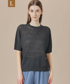 MACKINTOSH LONDON(L Size) / マッキントッシュ ロンドン (エル サイズ) ニット・セーター | 【L】ラスターリネンニットプルオーバー