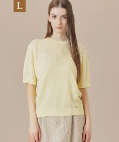 MACKINTOSH LONDON(L Size) / マッキントッシュ ロンドン (エル サイズ) ニット・セーター | 【L】ラスターリネンニットプルオーバー