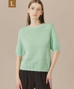 MACKINTOSH LONDON(L Size) / マッキントッシュ ロンドン (エル サイズ) ニット・セーター | 【L】【婦人画報掲載】バックパターンボーダーニットプルオーバー