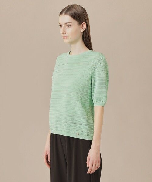 MACKINTOSH LONDON(L Size) / マッキントッシュ ロンドン (エル サイズ) ニット・セーター | 【L】【婦人画報掲載】バックパターンボーダーニットプルオーバー | 詳細4