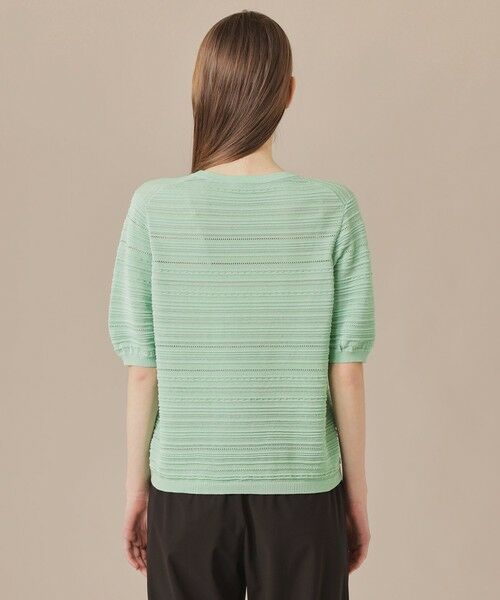 MACKINTOSH LONDON(L Size) / マッキントッシュ ロンドン (エル サイズ) ニット・セーター | 【L】【婦人画報掲載】バックパターンボーダーニットプルオーバー | 詳細5