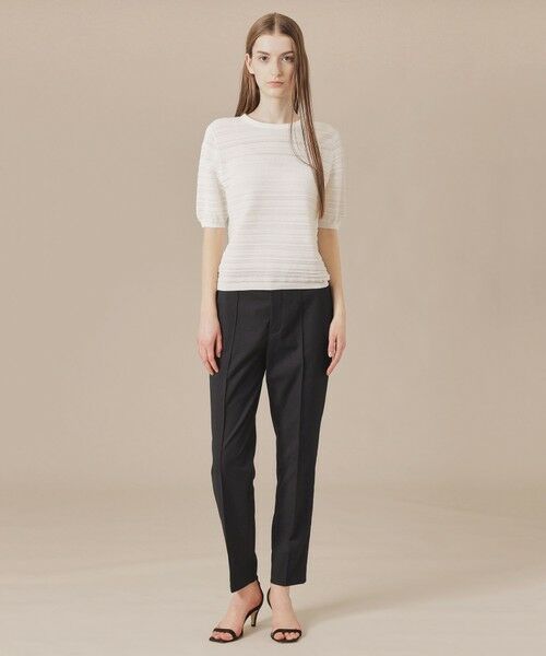 MACKINTOSH LONDON(L Size) / マッキントッシュ ロンドン (エル サイズ) ニット・セーター | 【L】【婦人画報掲載】バックパターンボーダーニットプルオーバー | 詳細1