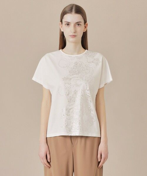 MACKINTOSH LONDON(L Size) / マッキントッシュ ロンドン (エル サイズ) カットソー | 【L】【BIBURY FLOWER】ラインバイブリーフラワーＴシャツ | 詳細3