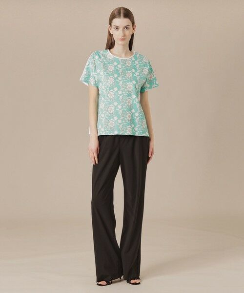 MACKINTOSH LONDON(L Size) / マッキントッシュ ロンドン (エル サイズ) カットソー | 【L】【婦人画報掲載】【BIBURY FLOWER】カラーバイブリーフラワープリントTシャツ | 詳細4