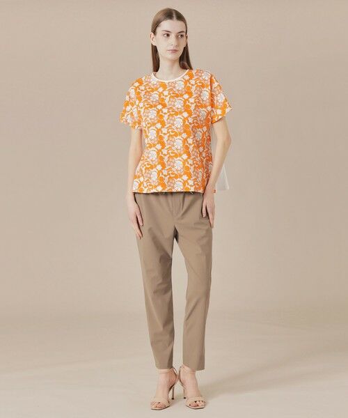 MACKINTOSH LONDON(L Size) / マッキントッシュ ロンドン (エル サイズ) その他パンツ | 【L】【婦人画報掲載】【Lesbury Easy Pants/レスベリー イージーパンツ】トリコットストレッチクロップトパンツ | 詳細4