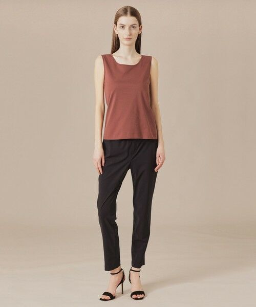 MACKINTOSH LONDON(L Size) / マッキントッシュ ロンドン (エル サイズ) その他パンツ | 【L】【婦人画報掲載】【Lesbury Easy Pants/レスベリー イージーパンツ】トリコットストレッチクロップトパンツ | 詳細1