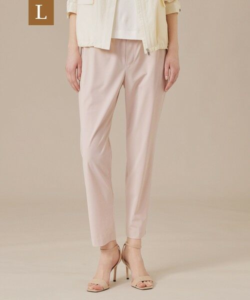 MACKINTOSH LONDON(L Size)/マッキントッシュ ロンドン (エル サイズ) 【L】【婦人画報掲載】【Lesbury Easy Pants/レスベリー イージーパンツ】トリコットストレッチクロップトパンツ ピンク系2 44 MACKINTOSH LONDON(L Size)/マッキントッシュ ロンドン (エル サイズ) 【L】【婦人画報掲載】【Lesbury Easy Pants/レスベリー イージーパンツ】トリコットストレッチクロップトパンツ ピンク系2 44