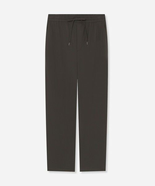 MACKINTOSH LONDON(L Size) / マッキントッシュ ロンドン (エル サイズ) その他パンツ | 【L】【婦人画報掲載】【Lesbury Easy Pants/レスベリー イージーパンツ】トリコットストレッチクロップトパンツ(ブラウン8)