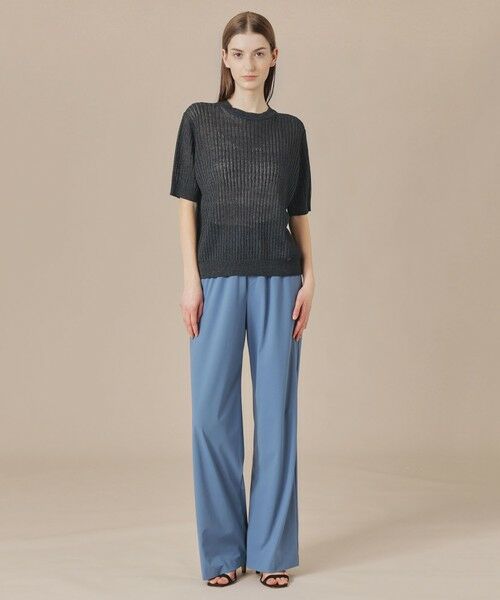 MACKINTOSH LONDON(L Size) / マッキントッシュ ロンドン (エル サイズ) その他パンツ | 【L】【Lesbury Easy Pants/レスベリー イージーパンツ】トリコットストレッチワイドパンツ | 詳細3