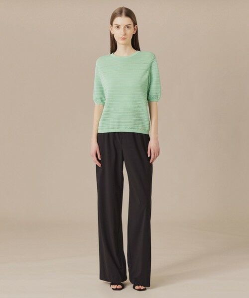 MACKINTOSH LONDON(L Size) / マッキントッシュ ロンドン (エル サイズ) その他パンツ | 【L】【Lesbury Easy Pants/レスベリー イージーパンツ】トリコットストレッチワイドパンツ | 詳細1