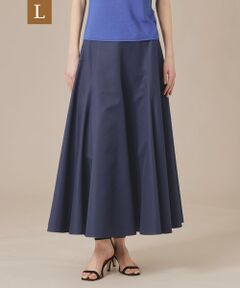 MACKINTOSH LONDON(L Size) / マッキントッシュ ロンドン (エル サイズ) ロング・マキシ丈スカート | 【L】ハイブリッドギャバジンフレアースカート