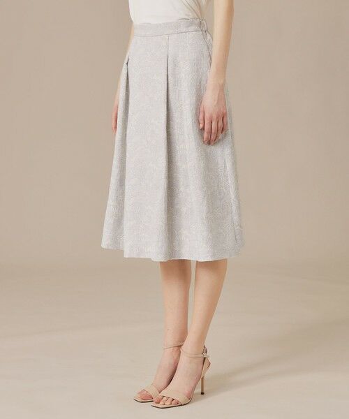 MACKINTOSH LONDON(L Size) / マッキントッシュ ロンドン (エル サイズ) ロング・マキシ丈スカート | 【L】【婦人画報掲載】【BIBURY FLOWER】バイブリーフラワージャカードスカート | 詳細3