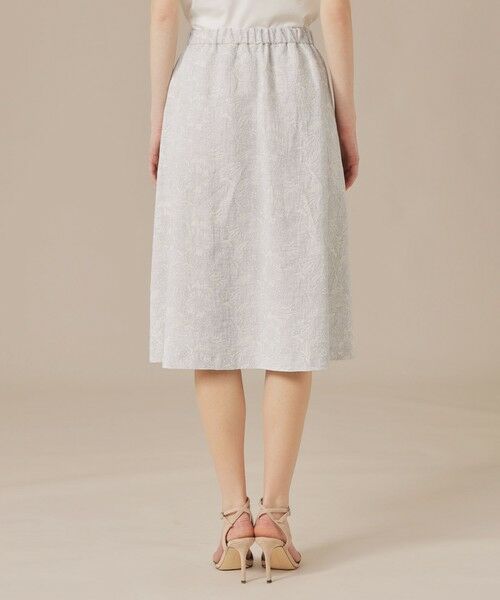 MACKINTOSH LONDON(L Size) / マッキントッシュ ロンドン (エル サイズ) ロング・マキシ丈スカート | 【L】【婦人画報掲載】【BIBURY FLOWER】バイブリーフラワージャカードスカート | 詳細4